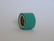 Rubber rolls series "SR" with circlips, cover 55° Shore A green