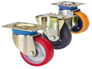 Roulettes fixes, roulettes pivotantes de tecrolls