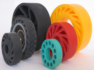 Honeycomb wheels, lamellar & No-Crush rollers by tecrolls